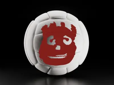 volleyball  Low-poly 3D model