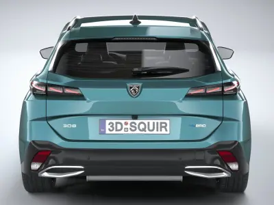 Peugeot 308 SW 2022 3D model