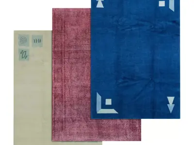 Rug Set 2002 3D model
