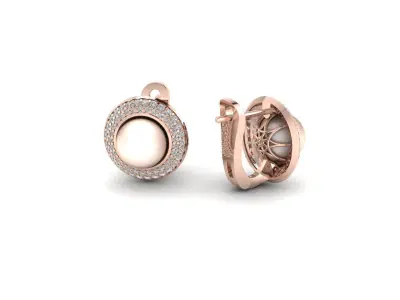 Earrings 001 3D print model