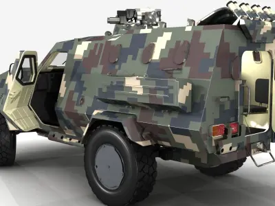 Dozor-b military vehicle 3D model