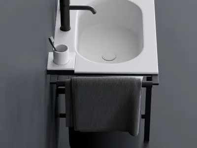 Ceramica Cielo Kyros Washbasin 3D model
