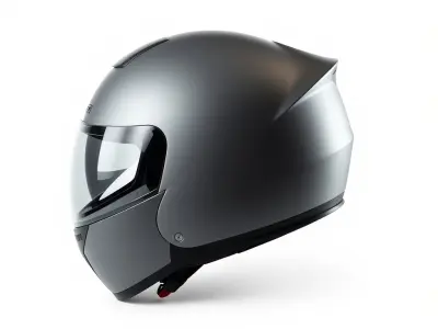 Sleek Motorcycle Helmet Model Pack Low-poly 3D model