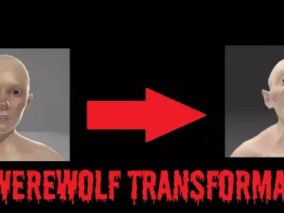 Werewolf Transformation Free low-poly 3D model