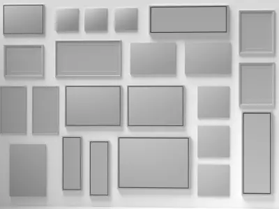 Painting Artwork Pack 3D model