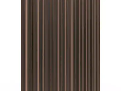 Cornice Classic Curtain 05 Gold Low-poly 3D model