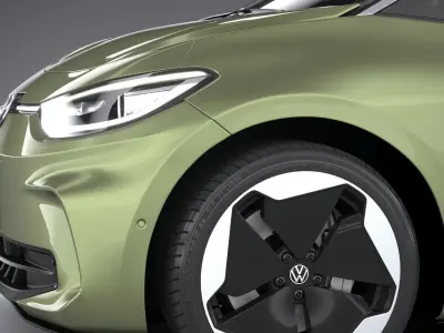 Volkswagen ID3 2024 3D model