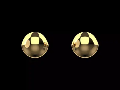Ball Earrings N196 3D print model