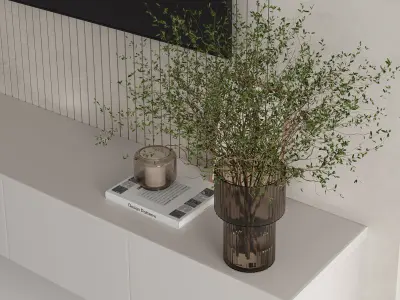 Bedroom Furniture Composition 11 3D model