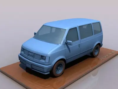 GMC Safari Van 1987 3D print model