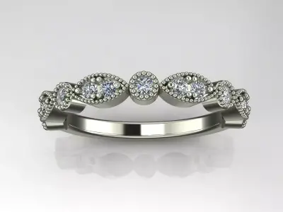 Band Ring 3D print model