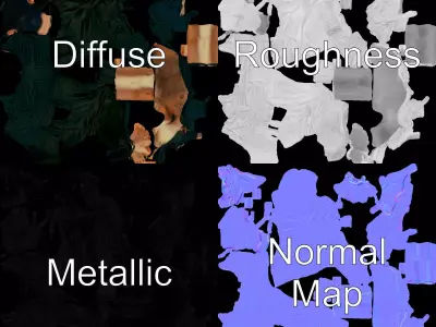 Tactical Soldier model pack Low-poly 3D model