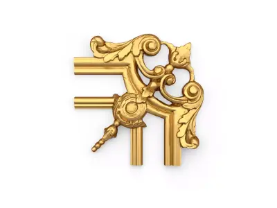 Classic decor ornament 140 3D model