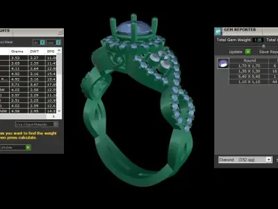 ring code 75 3D print model