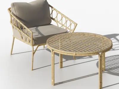 JYSK JENNUM lounge set 3D model