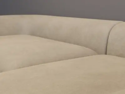 Designer Couch 2 3D model
