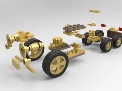THE PENGUI  ARCTIC ROLLER 3D model