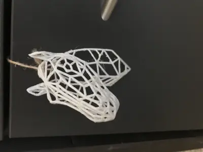 printready WireframeHorse Wall decoration Artwork 3D print model