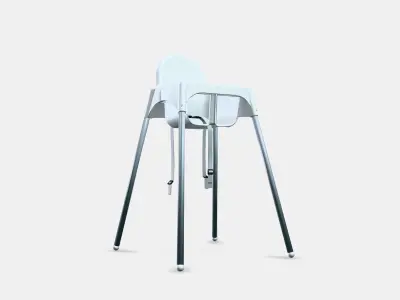 ANTILOP Highchair with safety belt Low-poly 3D model