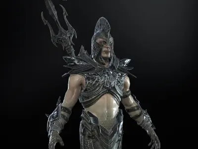 Atlant Low-poly 3D model