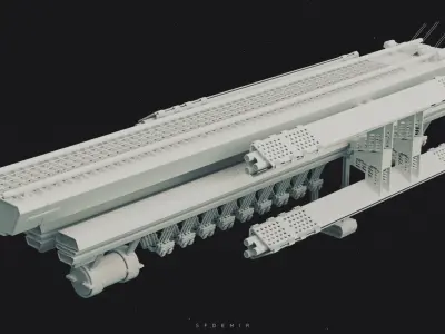 AU-45 Mothership 3D model