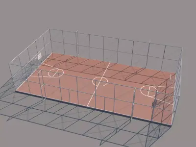 Basketball Court 3D model