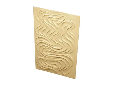 3D Wall Panel mural decor set relief stl cnc17 3D model