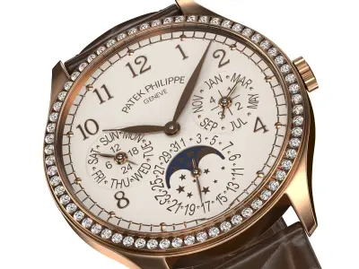 Patek Philippe 7140G Grand Complications Gold 3D model