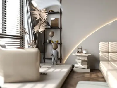  Bedroom Interior Model 3D model