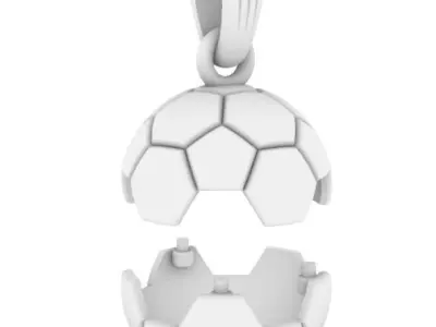 PENDANT SOCCER BALL 3D print model