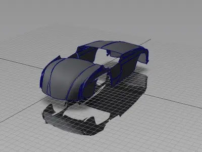 Concept Car 3D Free 3D print model