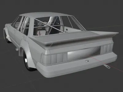 80sATCC Nissan Bluebird 3D model