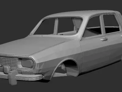 Renault 12 3D print model