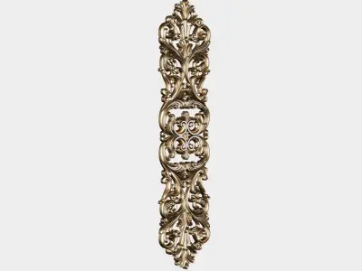 Carved decor for cnc 47 3D model