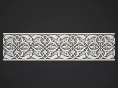 Classical moulding 3D model