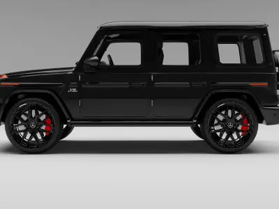 M e r c e d e s AMG G63 with Interior 3D model