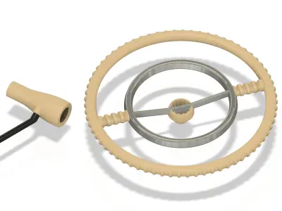 3d printable set of 3 classic steering wheels 3D print model