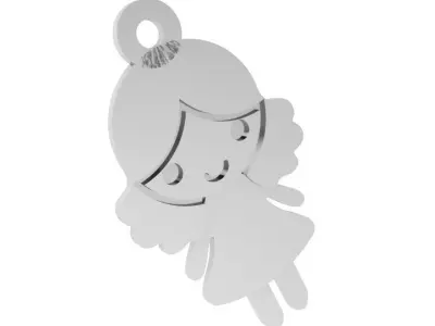 Family Girl Boy Pendant Set 0507 3D print model
