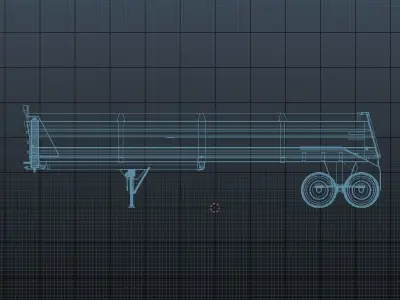 Trailer Lufkin 2000 Low-poly 3D model