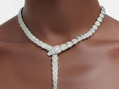 SERPENTI VIPER NECKLACE 3D print model