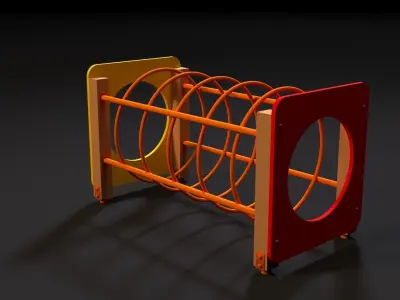 Sports complex 25 3D model