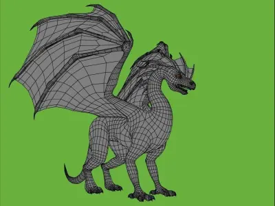 dragon3d dragon Low-poly 3D model