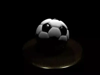 Soccer Ball 3D model 16