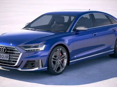 Audi S8 2020 3D model