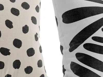 Ikea decorative pillows 3D model