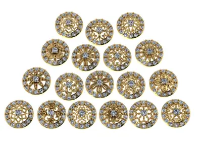 Earring 3D print model