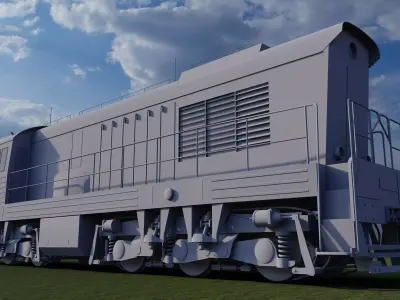 CME3 Diesel Locomotive 3D model
