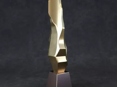 Muse sculpture 3D model