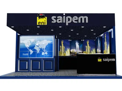 Booth Exhibition Stand a363 3D model