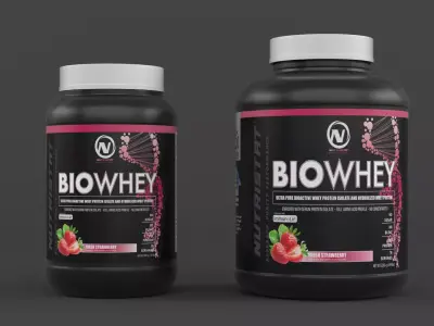 Protein Powder 3D model